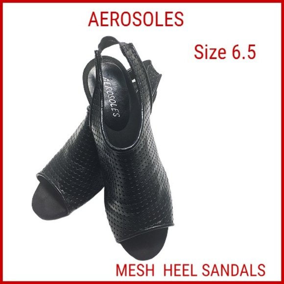 AEROSOLES Shoes - AEROSOLES MESH HEEL SANDALS  SIZE  6.5